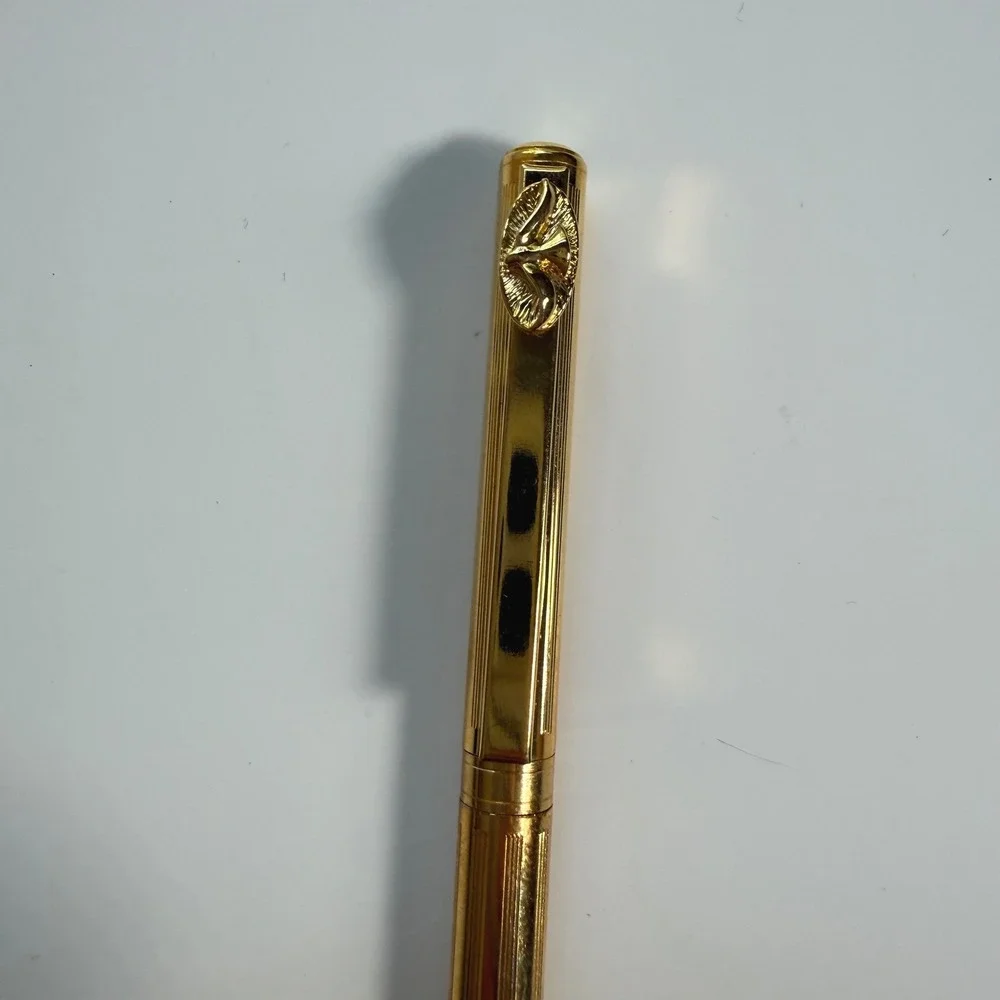 Bob Siemon Designs Ballpoint Pen 5.5in Dove Emblem Gold Tone Christian Executive